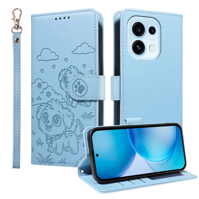 Etui Oppo Reno 16 Pro | Folio Chiens | Collection Animaux
