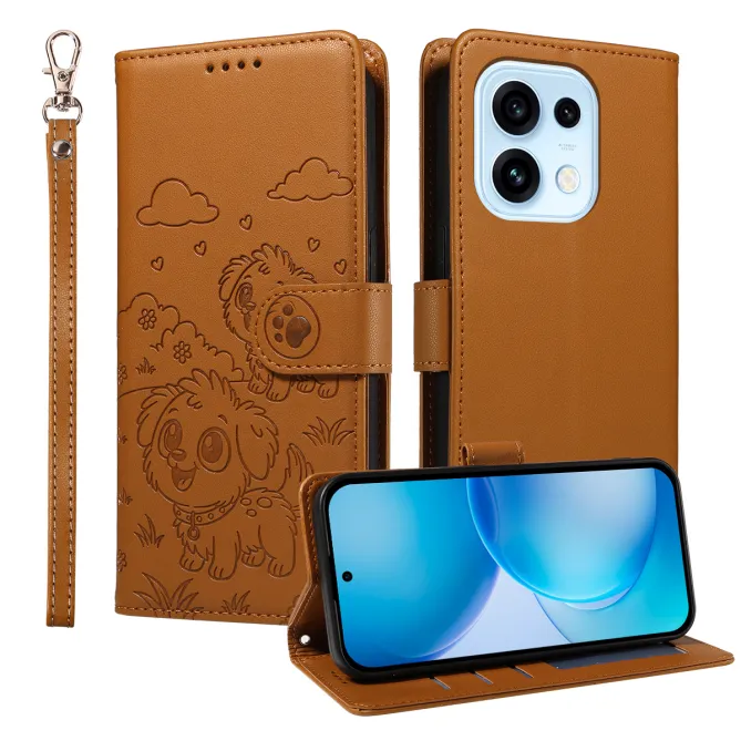 Etui Oppo Reno 16 Pro | Folio Chiens | Collection Animaux