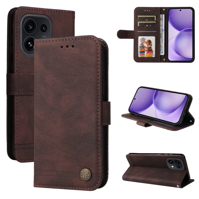 Housse Oppo Reno 16 Simili Cuir Sangle Porte-Cartes