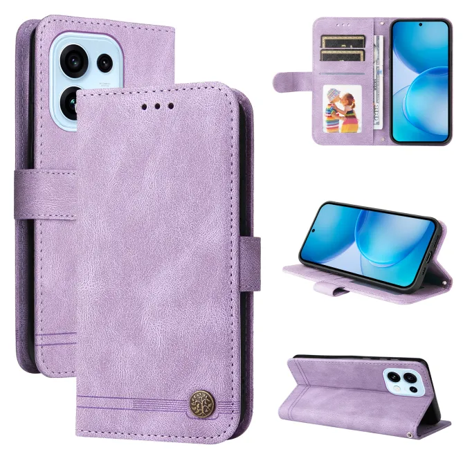 Housse Oppo Reno 16 Pro Soft-Touch avec Badge Arbre de Vie
