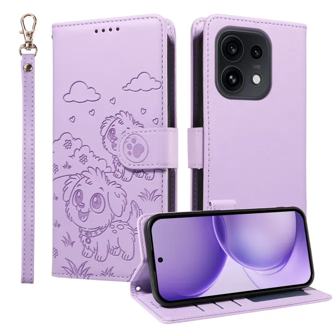 Etui Oppo Reno 16 | Folio Chiens | Collection Animaux