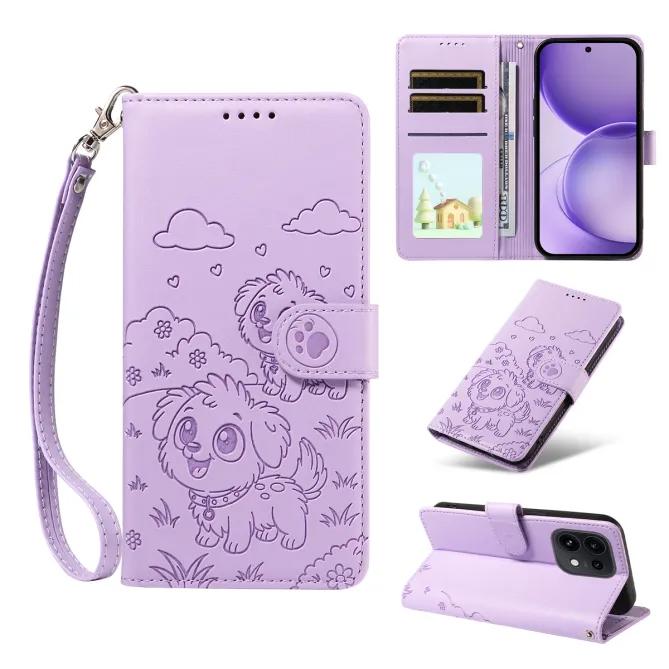 Etui Oppo Reno 16 | Folio Chiens | Collection Animaux