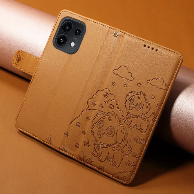 Etui Oppo Reno 16 | Folio Chiens | Collection Animaux