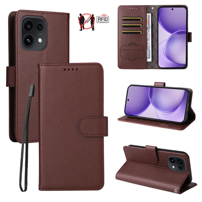 Housse Oppo Reno 16 NAHIDA Grain Litchi