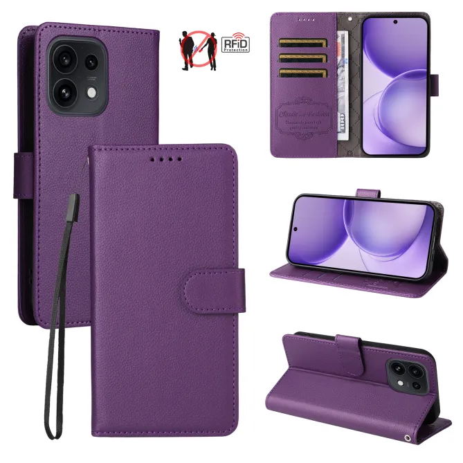 Housse Oppo Reno 16 NAHIDA Grain Litchi