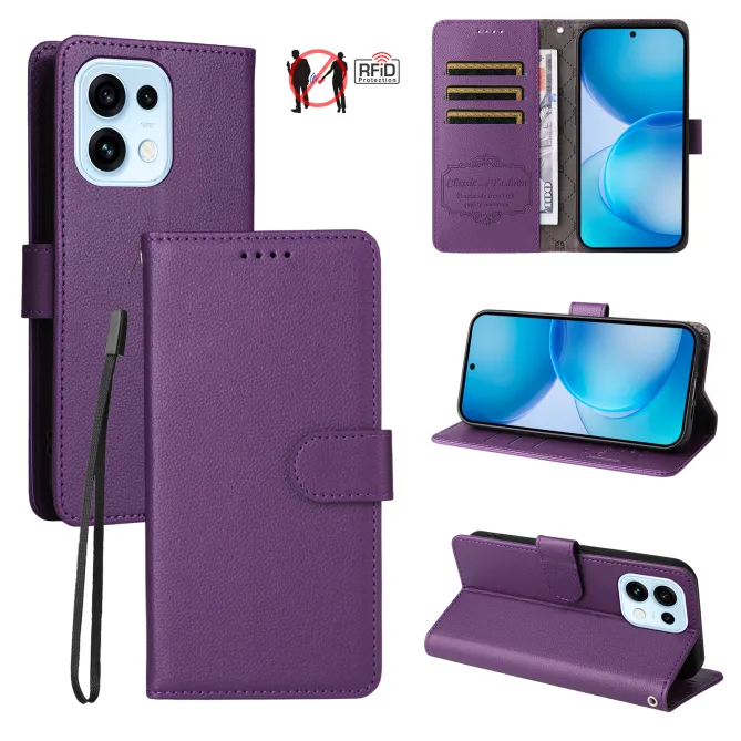 Housse Oppo Reno 16 Pro NAHIDA Grain Litchi