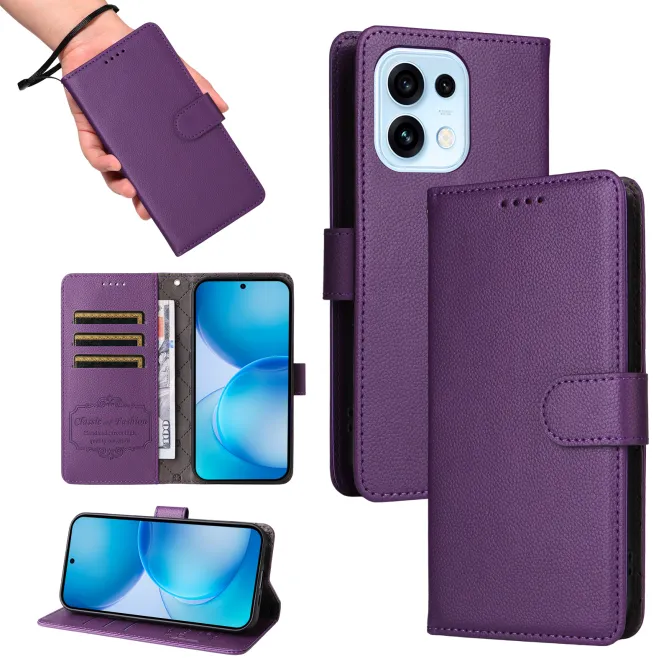 Housse Oppo Reno 16 Pro NAHIDA Grain Litchi
