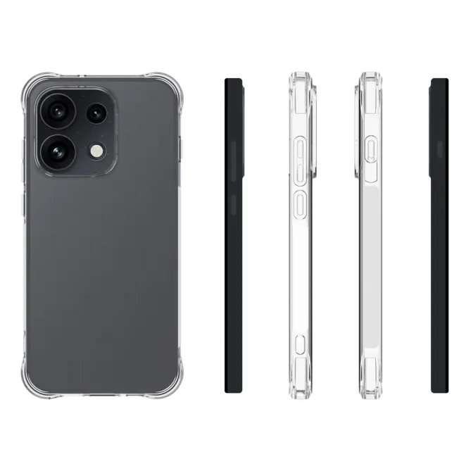 Coque Transparente Oppo Reno 16 Pro TM Series TPU Coins Renforcés