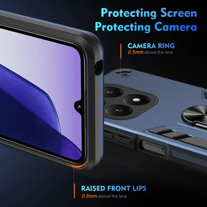Coque Xiaomi 15T Ring Armor avec 2 Verres trempés
