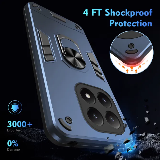 Coque Xiaomi 15T Ring Armor avec 2 Verres trempés