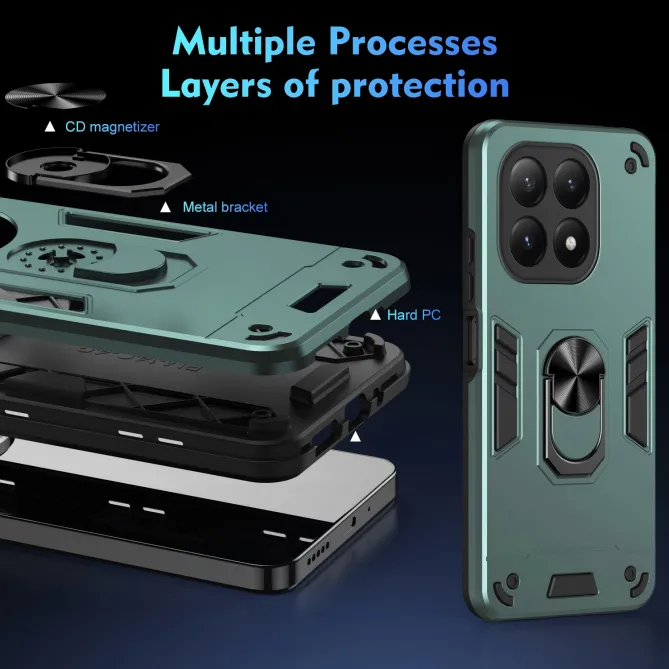 Coque Xiaomi 15T Ring Armor avec 2 Verres trempés