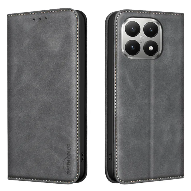 Housse Xiaomi 15T avec rabat Anti-RFID Grain Texturé
