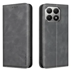 Housse Xiaomi 15T avec rabat Anti-RFID Grain Texturé