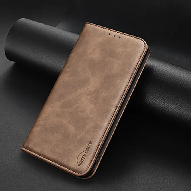 Housse Xiaomi 15T avec rabat Anti-RFID Grain Texturé