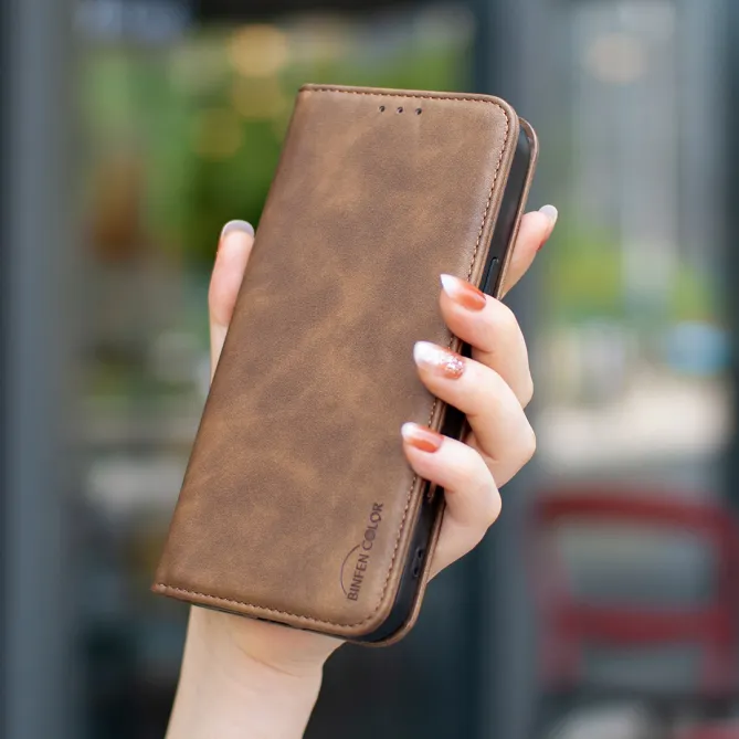 Housse Xiaomi 15T avec rabat Anti-RFID Grain Texturé