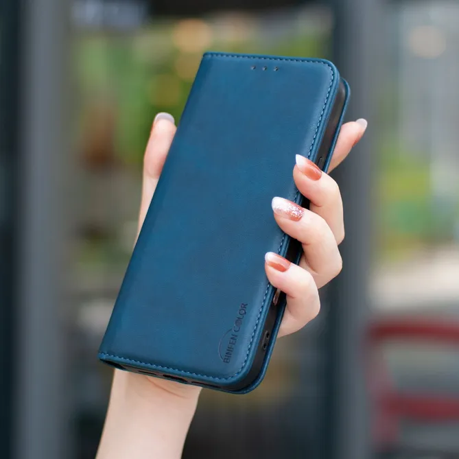 Housse Xiaomi 15T avec rabat Anti-RFID Grain Texturé