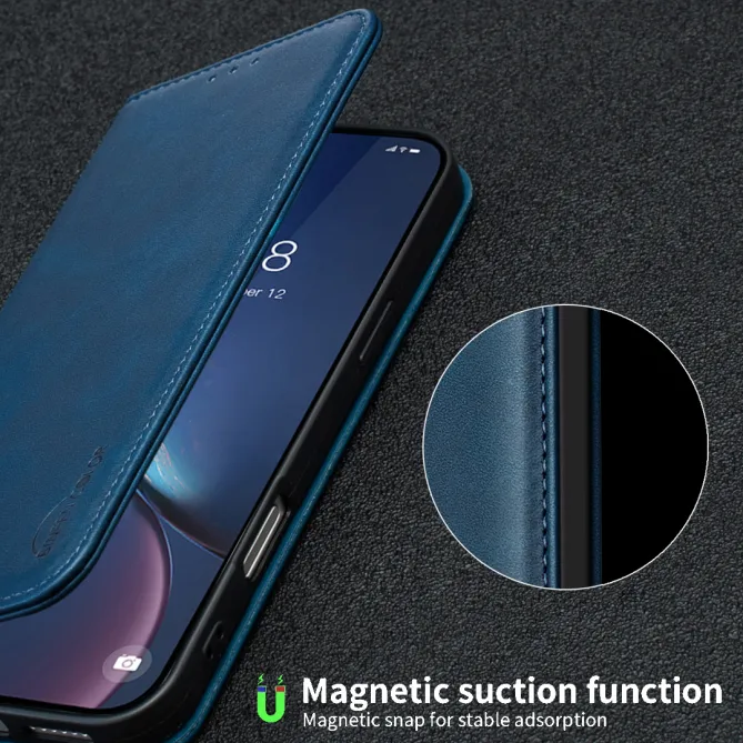 Housse Xiaomi 15T avec rabat Anti-RFID Grain Texturé