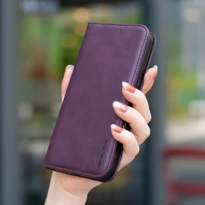 Housse Xiaomi 15T avec rabat Anti-RFID Grain Texturé