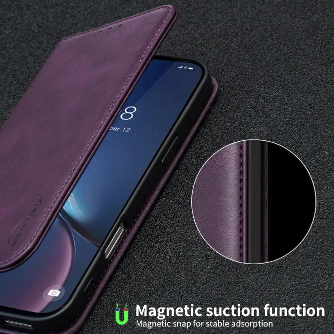 Housse Xiaomi 15T avec rabat Anti-RFID Grain Texturé