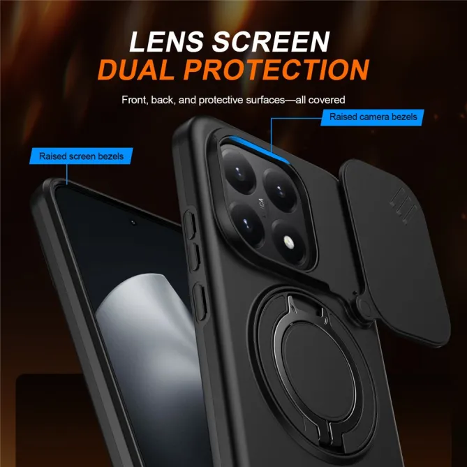 Coque Xiaomi 15T Cache Caméra Anneau Magnétique