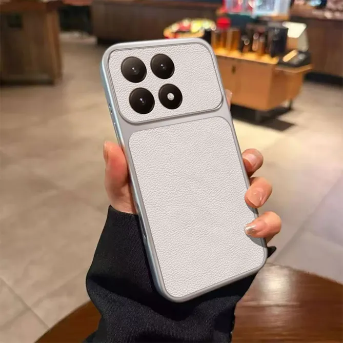 Coque Xiaomi 15T Bicolore Effet Cuir Grainé