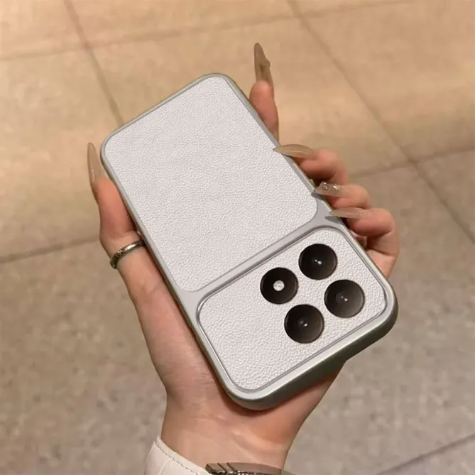 Coque Xiaomi 15T Bicolore Effet Cuir Grainé