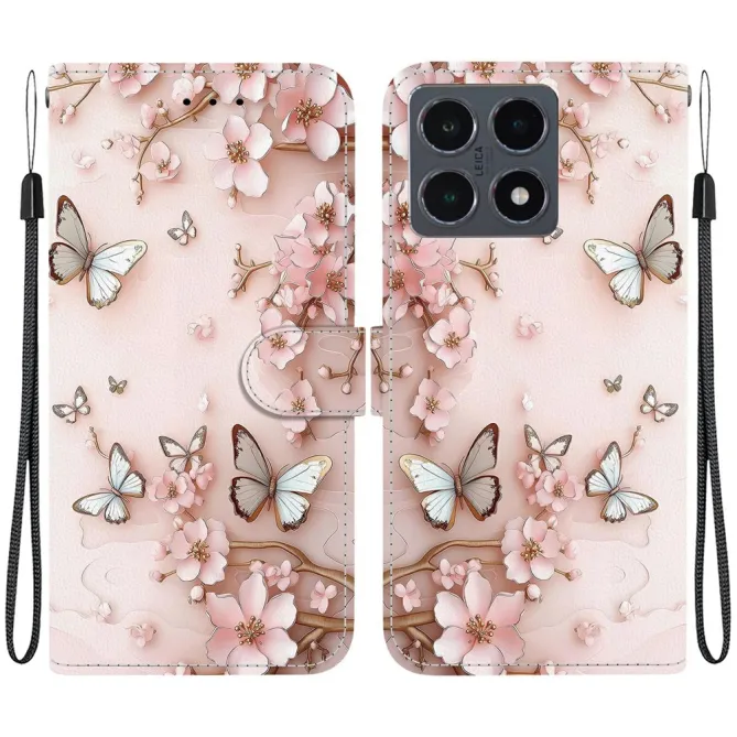 Housse Xiaomi 15T Papillons et Cerisier