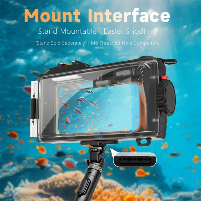 Caisson Étanche iPhone 17 Plongée 45 m Photo et Vidéo Sous-Marine