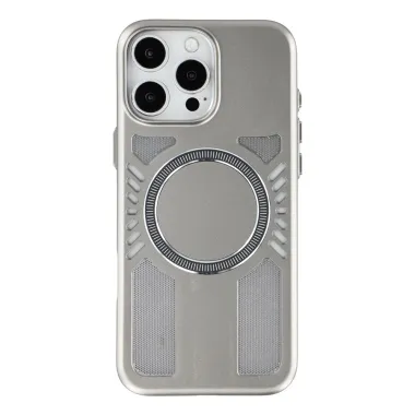 Coque iPhone 16 Pro Magnétique Mecha Dissipation Thermique Gris - photo 22