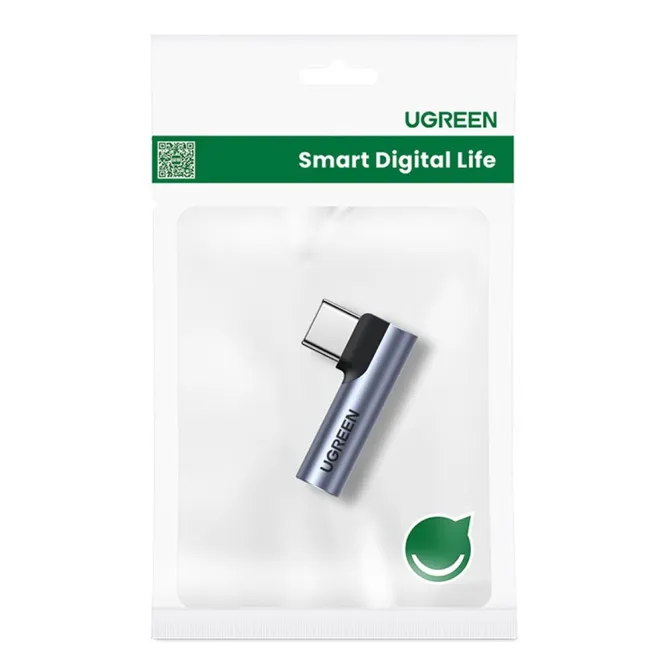 Adaptateur Audio USB-C vers Jack 3,5mm Ugreen Coudé