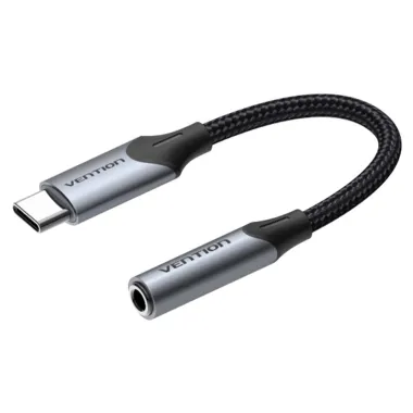 Adaptateur Audio USB-C vers Jack 3,5mm Vention BGJ Tressé