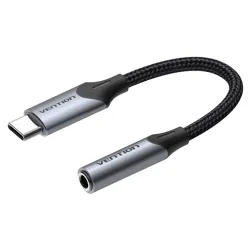 Adaptateur Audio USB-C vers Jack 3,5mm Vention BGJ Tressé