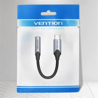 Adaptateur Audio USB-C vers Jack 3,5mm Vention BGJ Tressé