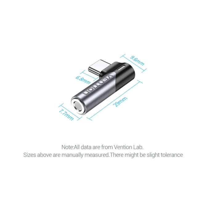 Adaptateur Audio USB-C vers Jack 3,5mm BGW Aluminium