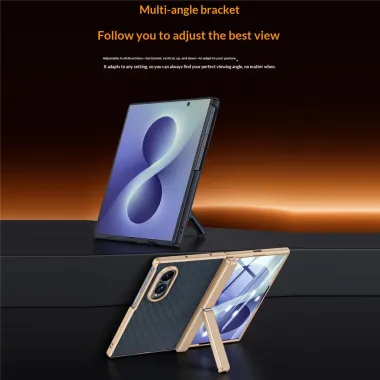 Coque Galaxy Z Fold 8 Tissu Technique Film HD Béquille