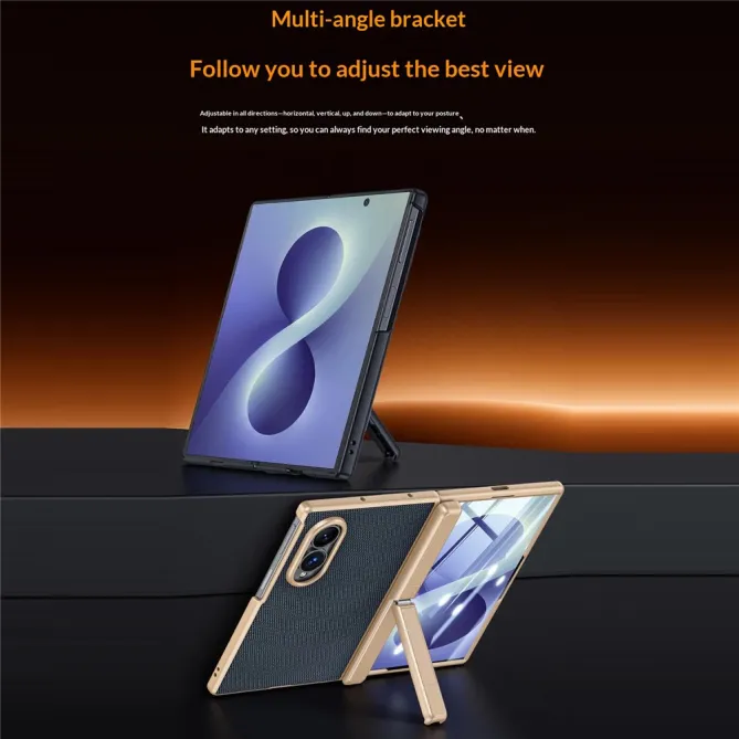 Coque Galaxy Z Fold 8 Tissu Technique Film HD Béquille