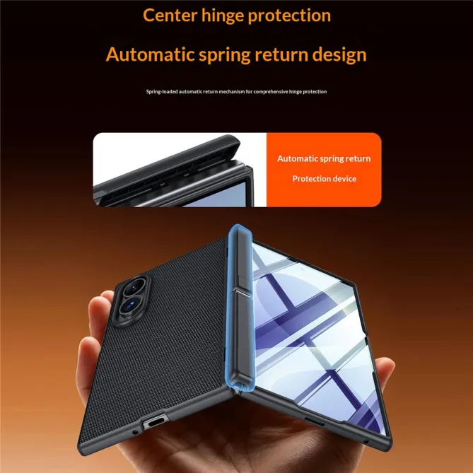 Coque Galaxy Z Fold 8 Tissu Technique Film HD Béquille