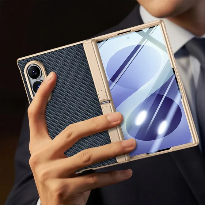 Coque Galaxy Z Fold 8 Tissu Technique Film HD Béquille