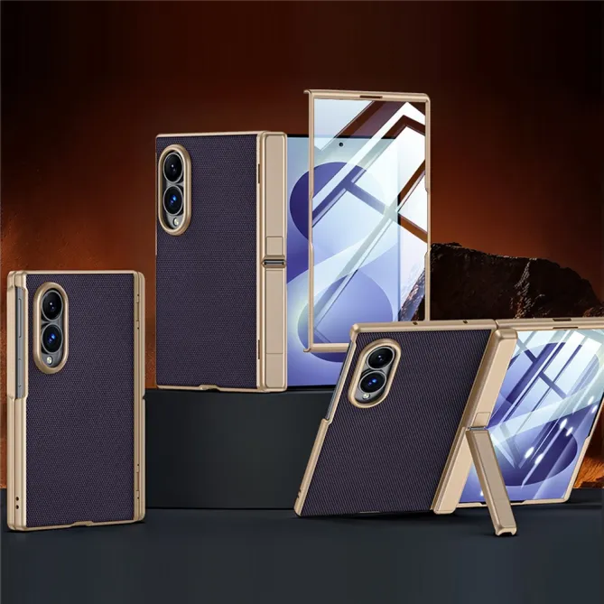 Coque Galaxy Z Fold 8 Tissu Technique Film HD Béquille