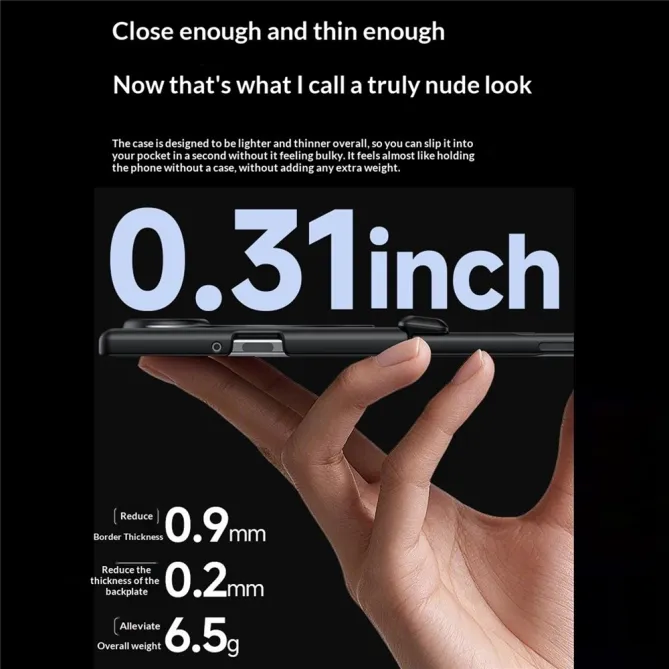 Coque Galaxy Z Fold 8 Anneau Rotatif Film Anti-Espion