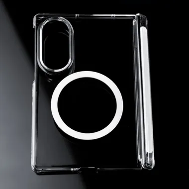 Coque Samsung Galaxy Z Fold 8 Transparente Magnétique Double Axe
