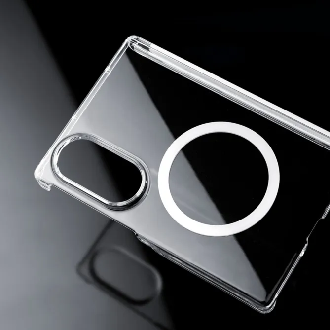 Coque Samsung Galaxy Z Fold 8 Transparente Magnétique Double Axe