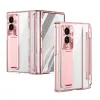 Coque Samsung Galaxy Z Fold 8 Transparente Contour Chromé avec Béquille