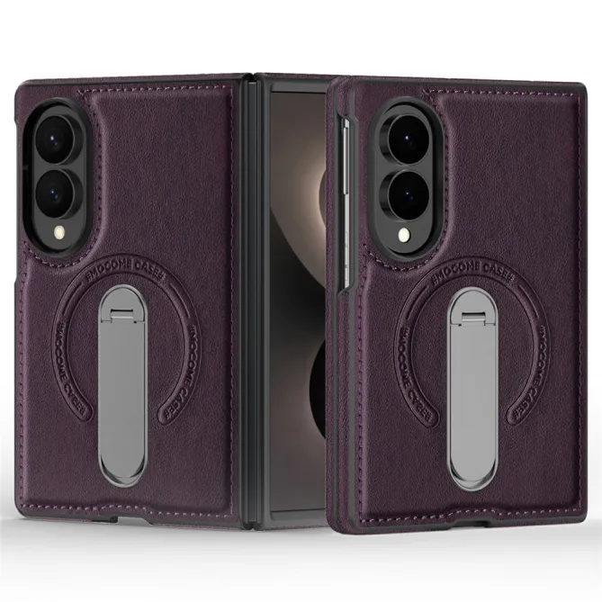 Coque Samsung Galaxy Z Fold 8 Simili Cuir Magnétique Béquille Rotative 360°