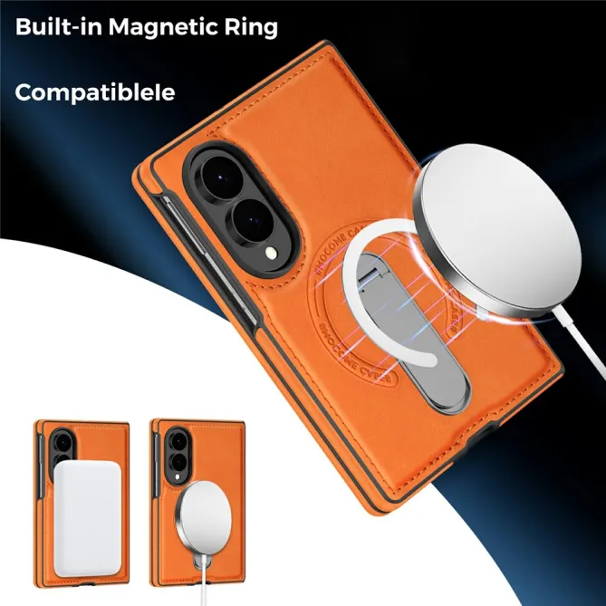 Coque Samsung Galaxy Z Fold 8 Simili Cuir Magnétique Béquille Rotative 360°