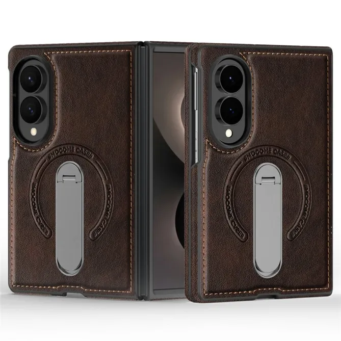 Coque Samsung Galaxy Z Fold 8 Simili Cuir Magnétique Béquille Rotative 360°