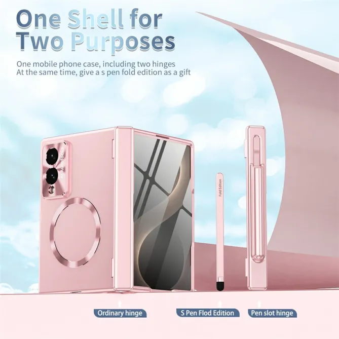 Coque Samsung Galaxy Z Fold 8 Magnétique avec Charnière Porte-Stylet