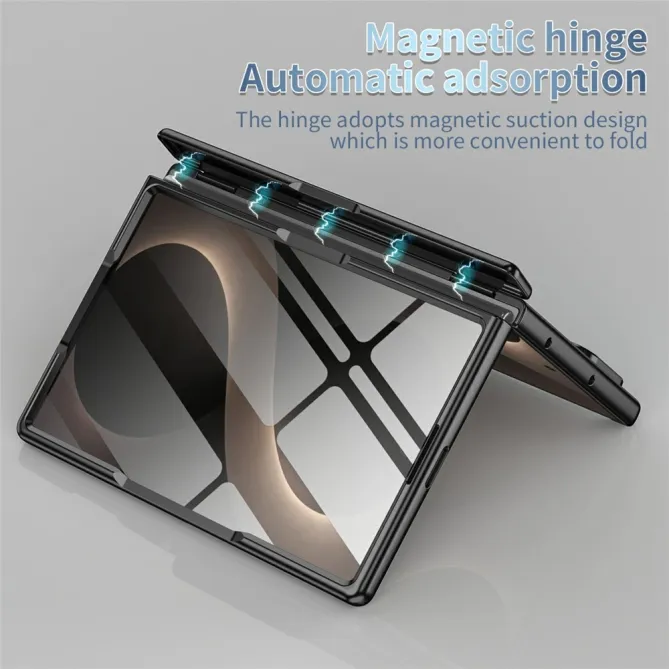 Coque Samsung Galaxy Z Fold 8 Magnétique avec Charnière Porte-Stylet