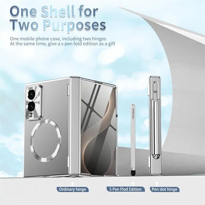 Coque Samsung Galaxy Z Fold 8 Magnétique avec Charnière Porte-Stylet