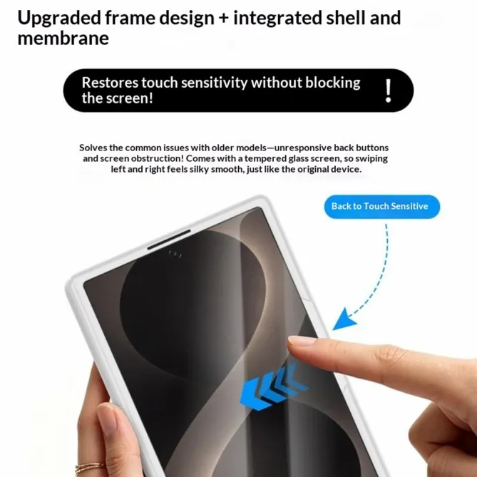 Coque Galaxy Z Fold 8 Simili Cuir Protection Charnière